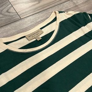Burberry green & cream Short sleeve shirt | Men’s XXL